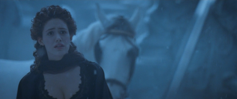 The Phantom of the Opera (2004). Cinematography by John Mathieson. Starring Emmy Rossum. The Phantom of the Opera