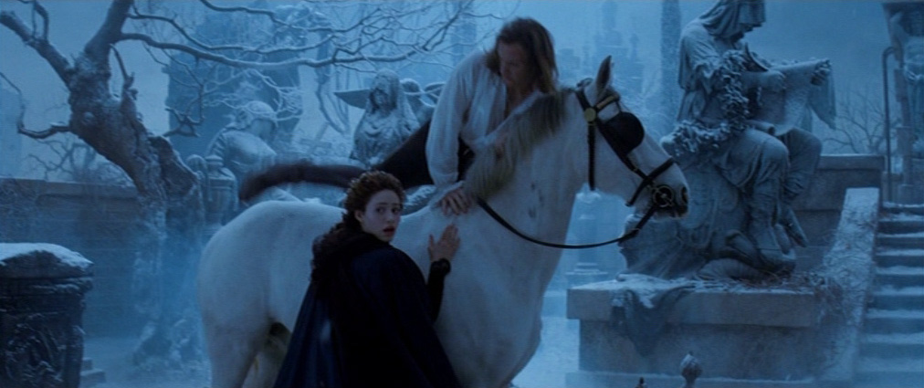 The Phantom of the Opera (2004). Cinematography by John Mathieson. Starring Emmy Rossum. The Phantom of the Opera