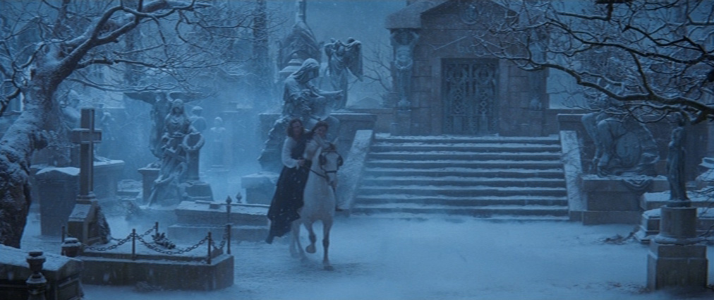 The Phantom of the Opera (2004). Cinematography by John Mathieson. Starring Emmy Rossum. The Phantom of the Opera