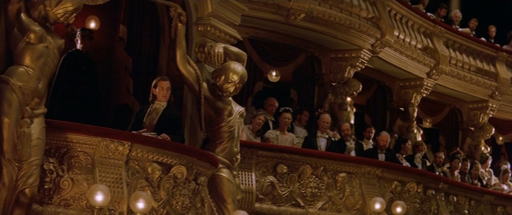 The Phantom of the Opera (2004). Cinematography by John Mathieson. Starring Emmy Rossum. The Phantom of the Opera