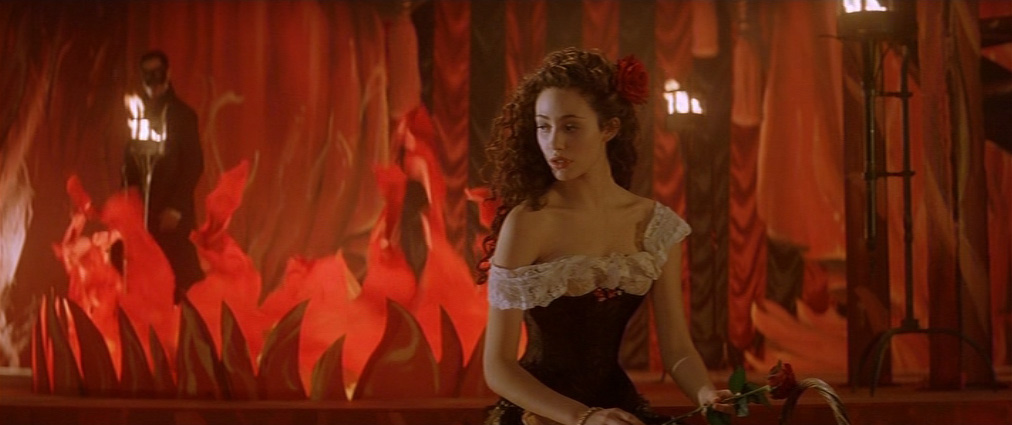 The Phantom of the Opera (2004). Cinematography by John Mathieson. Starring Emmy Rossum. The Phantom of the Opera