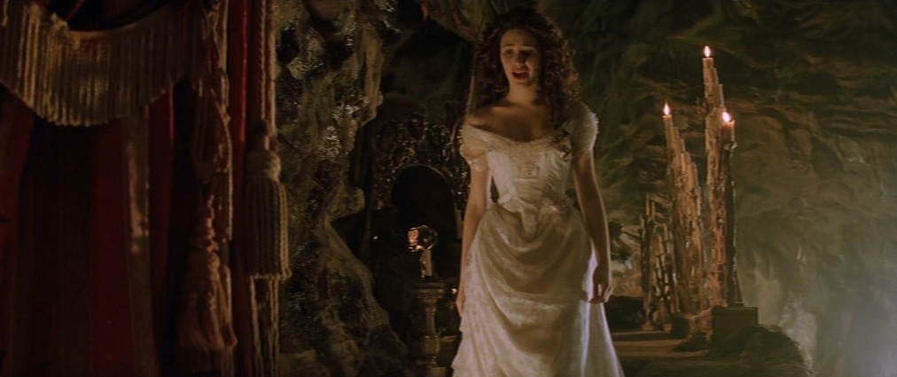 The Phantom of the Opera (2004). Cinematography by John Mathieson. Starring Emmy Rossum. The Phantom of the Opera