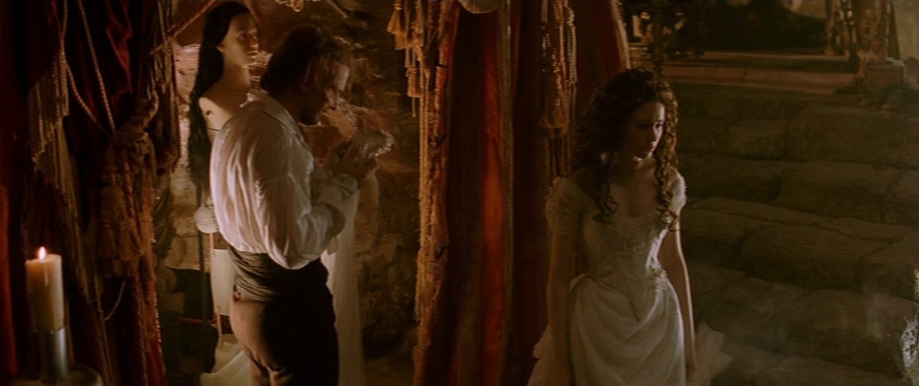 The Phantom of the Opera (2004). Cinematography by John Mathieson. Starring Emmy Rossum. The Phantom of the Opera