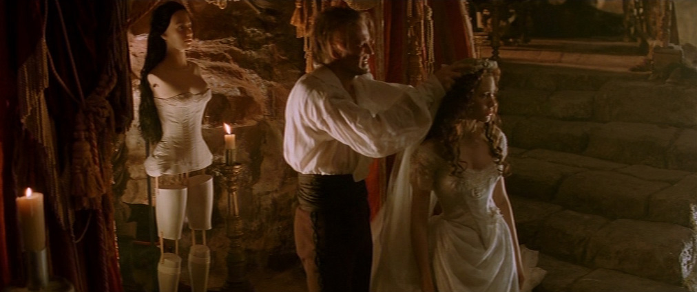 The Phantom of the Opera (2004). Cinematography by John Mathieson. Starring Emmy Rossum. The Phantom of the Opera