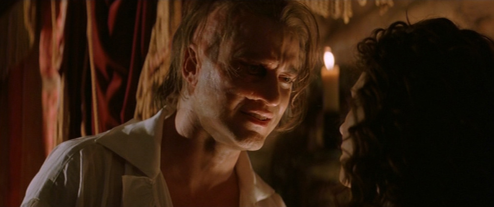 The Phantom of the Opera (2004). Cinematography by John Mathieson. Starring Emmy Rossum. Gerard Butler in The Phantom of the Opera