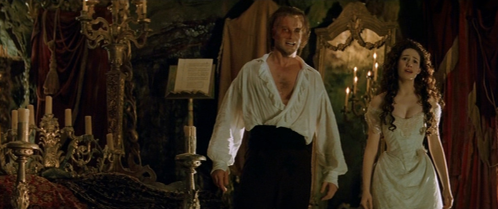 The Phantom of the Opera (2004). Cinematography by John Mathieson. Starring Emmy Rossum. The Phantom of the Opera