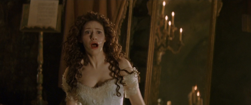 The Phantom of the Opera (2004). Cinematography by John Mathieson. Starring Emmy Rossum. The Phantom of the Opera