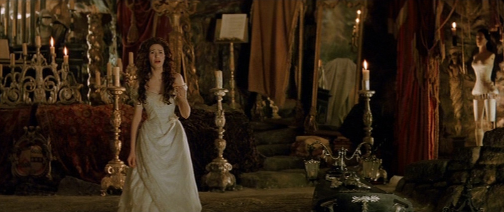 The Phantom of the Opera (2004). Cinematography by John Mathieson. Starring Emmy Rossum. The Phantom of the Opera