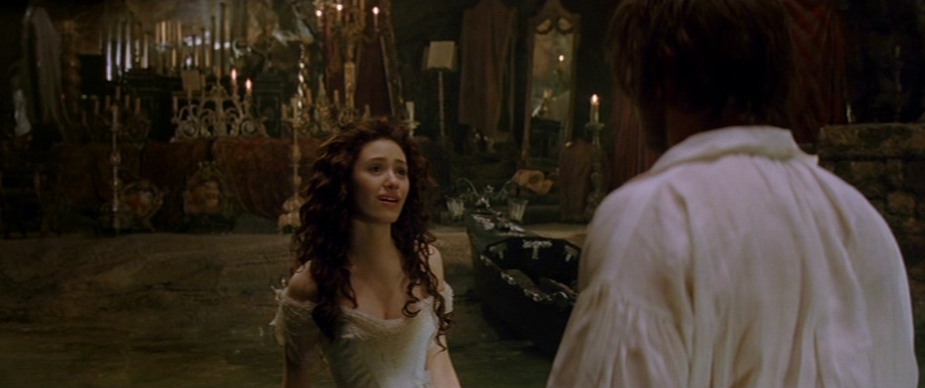 The Phantom of the Opera (2004). Cinematography by John Mathieson. Starring Emmy Rossum. The Phantom of the Opera