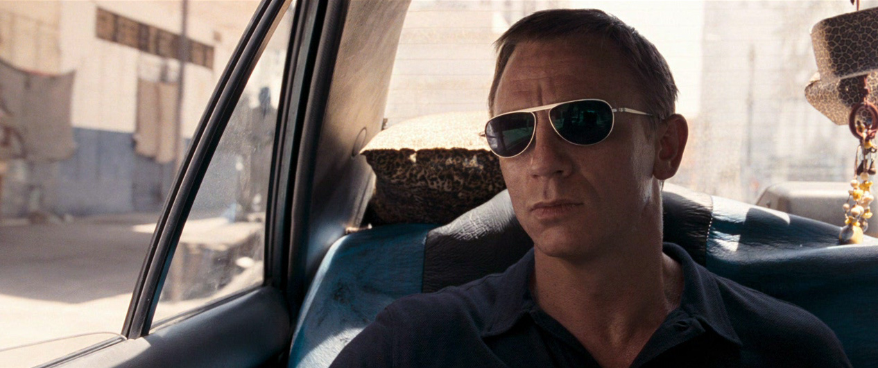 James Bond: Quantum of Solace (2008). Starring Daniel Craig and Olga Kurylenko James Bond, Daniel Craig in Quantum of Solace