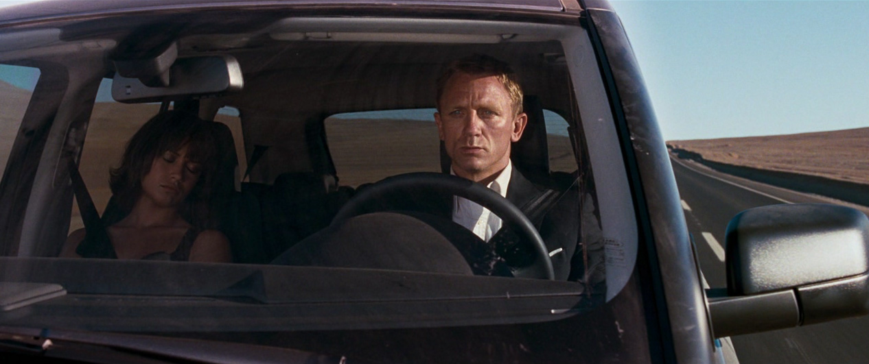 James Bond: Quantum of Solace (2008). Starring Daniel Craig and Olga Kurylenko Quantum of Solace