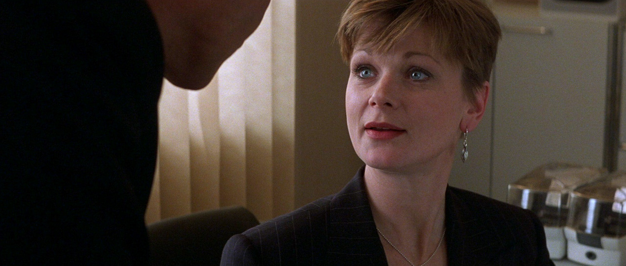James Bond: The World is not Enough (1999). Starring Pierce Brosnan, Denise Richards and Sophie Marceau. Samantha Bond in The World Is Not Enough