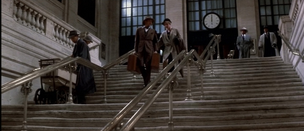 The Untouchables (1987). Starring Sean Connery. Cinematography by Stephen H. Burum. The Untouchables