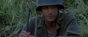 Woody Harrelson in The Thin Red Line