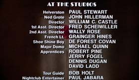 end credits in The Day of the Locust
