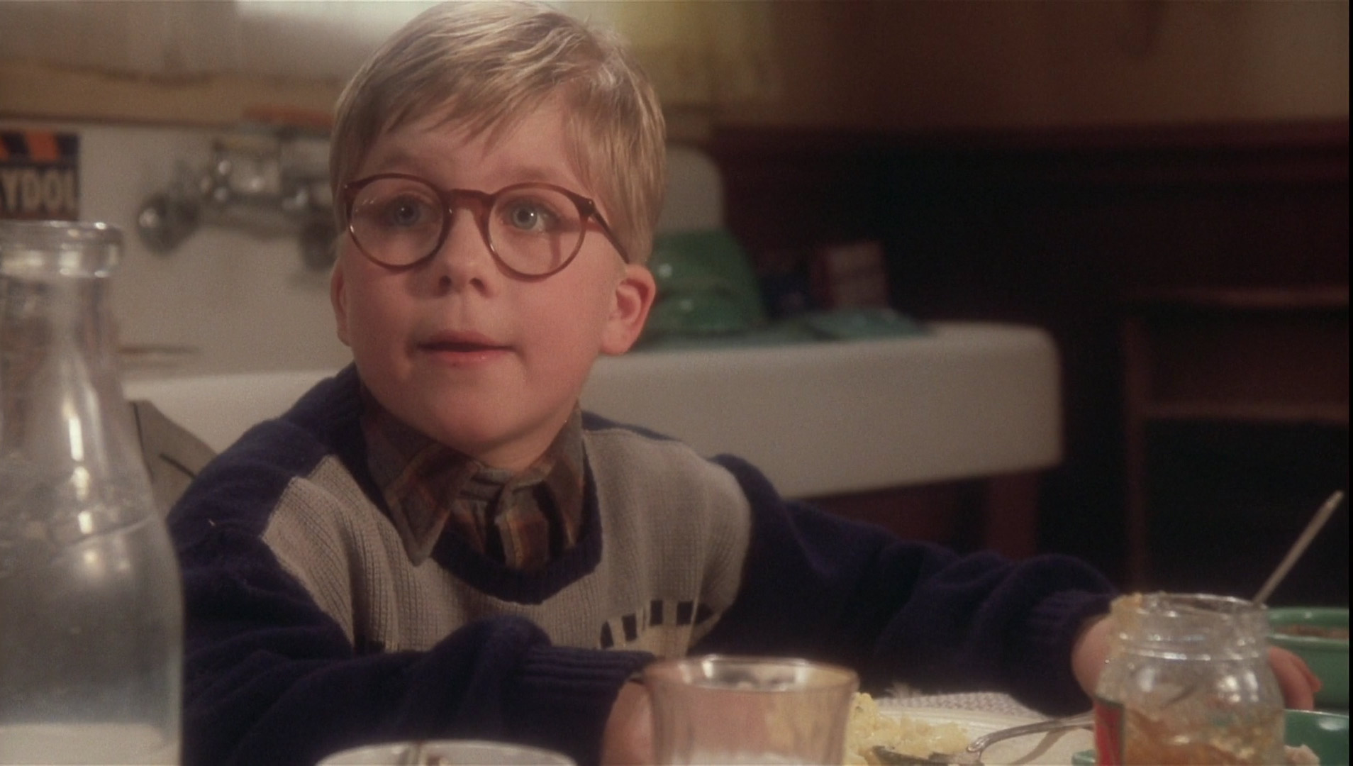 Peter Billingsley as Ralphie Parker in A Christmas Story (1983) .