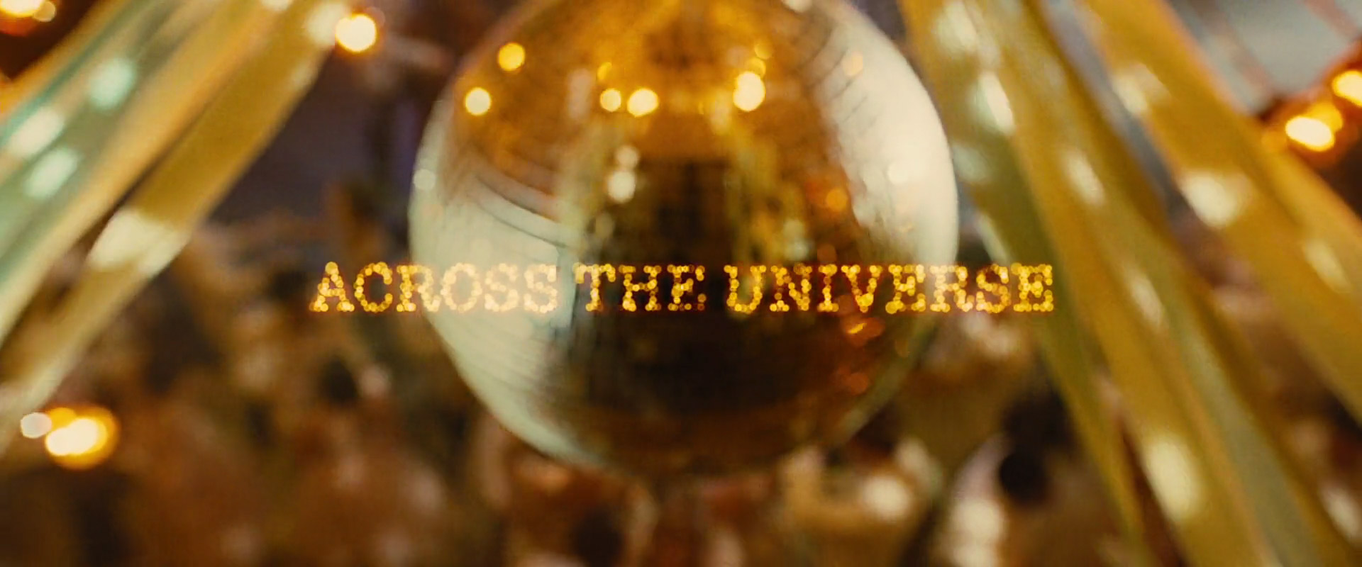 opening title in Across the Universe