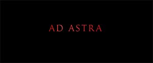 opening title in Ad Astra