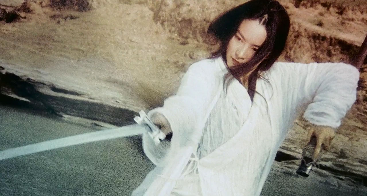 Brigitte Lin, Mu-rong Yin, sword in Ashes of Time