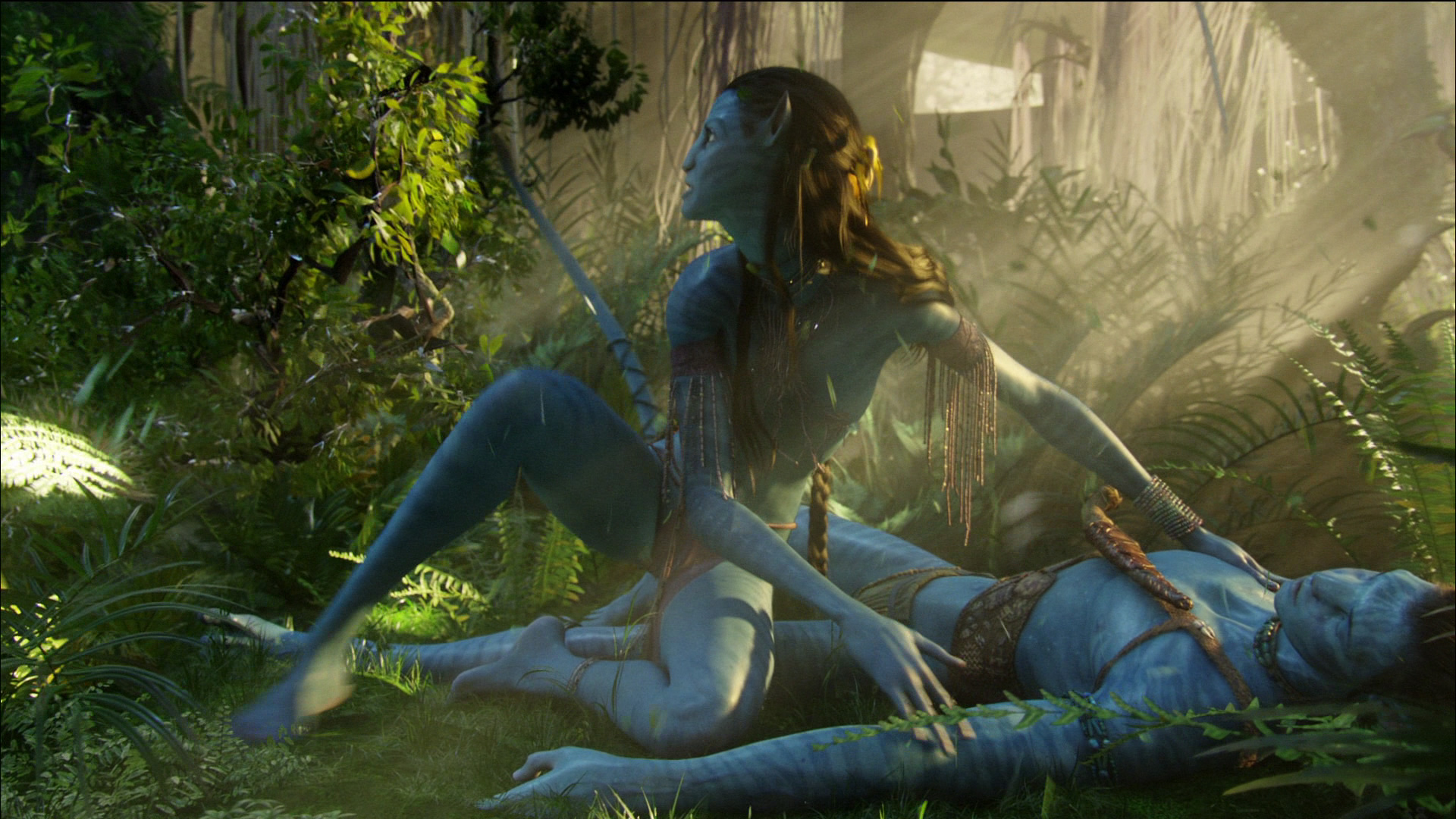 Zoe Saldana in Avatar. 