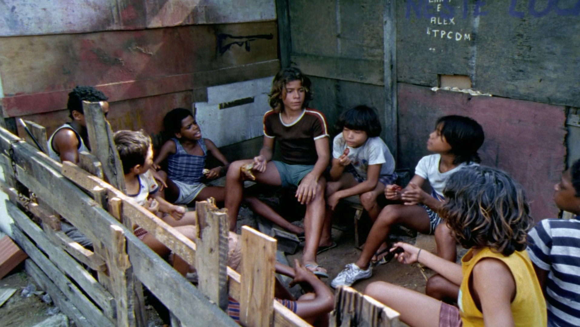 crowd shot in City of God