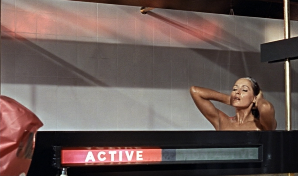Ursula Andress, Honey Ryder, shower scene in Dr. No
