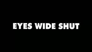 opening title in Eyes Wide Shut
