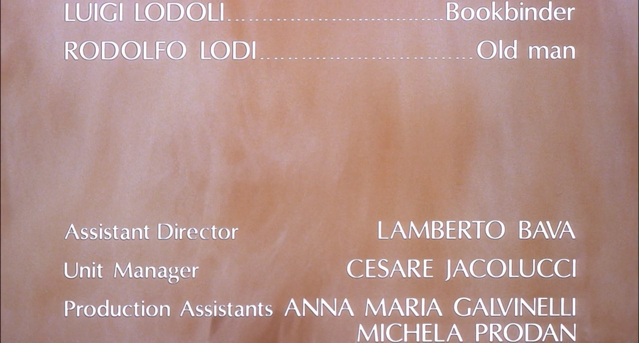 end credits in Inferno