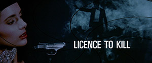 opening title in Licence to Kill