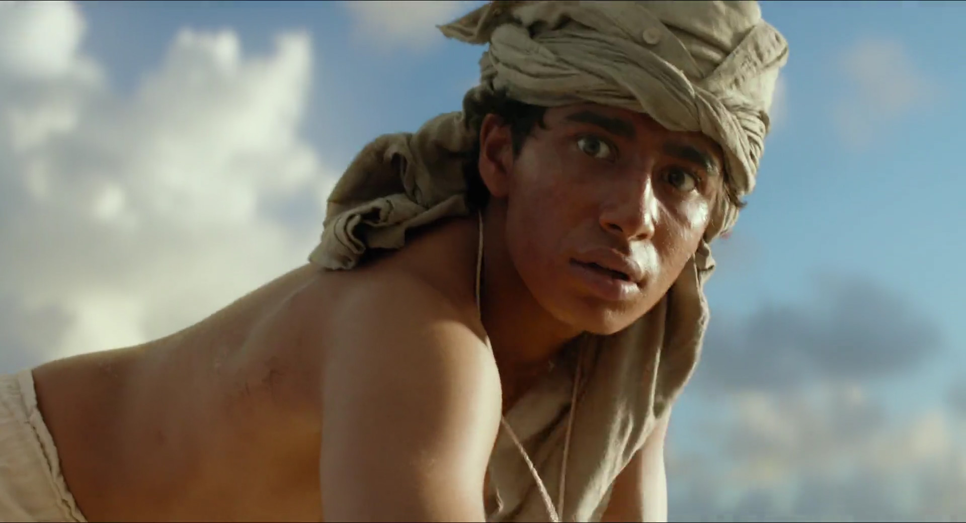 Suraj Sharma as Pi Patel in Life of Pi (2012) .