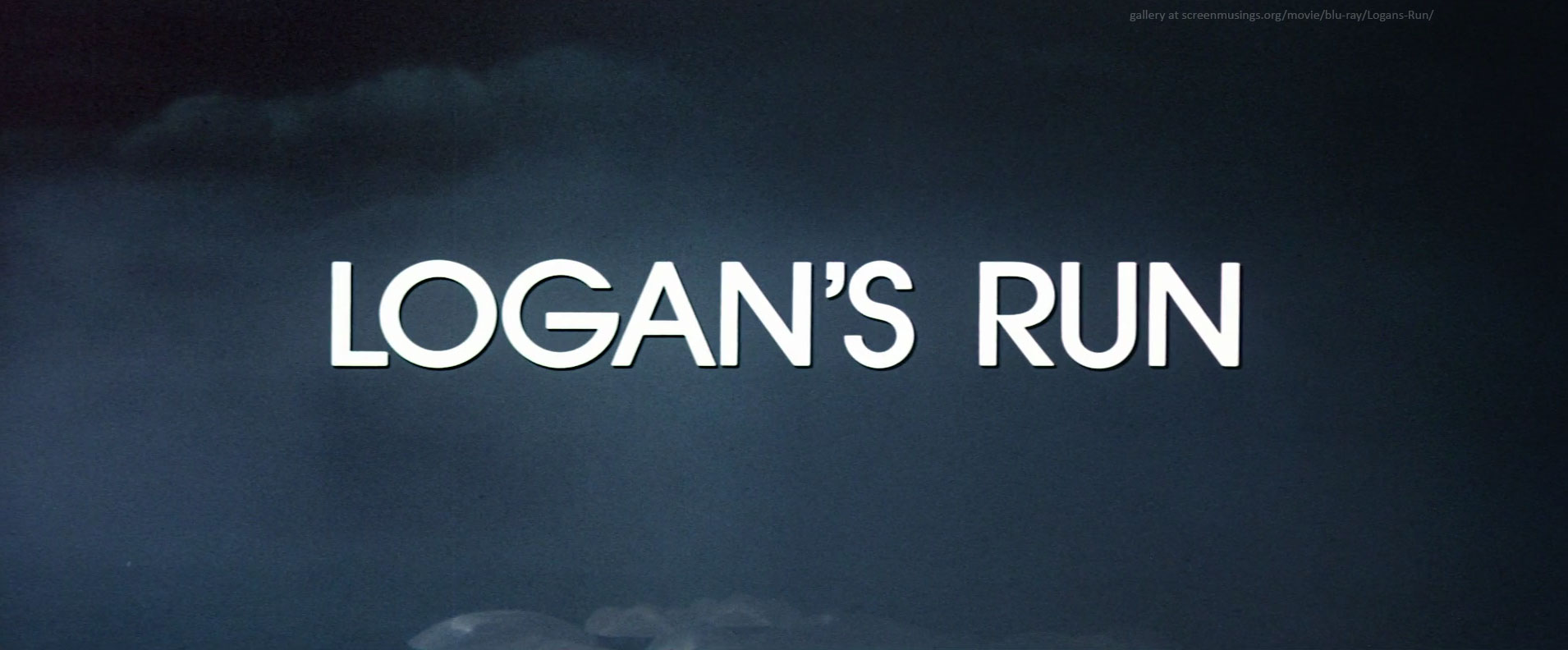opening title in Logan's Run