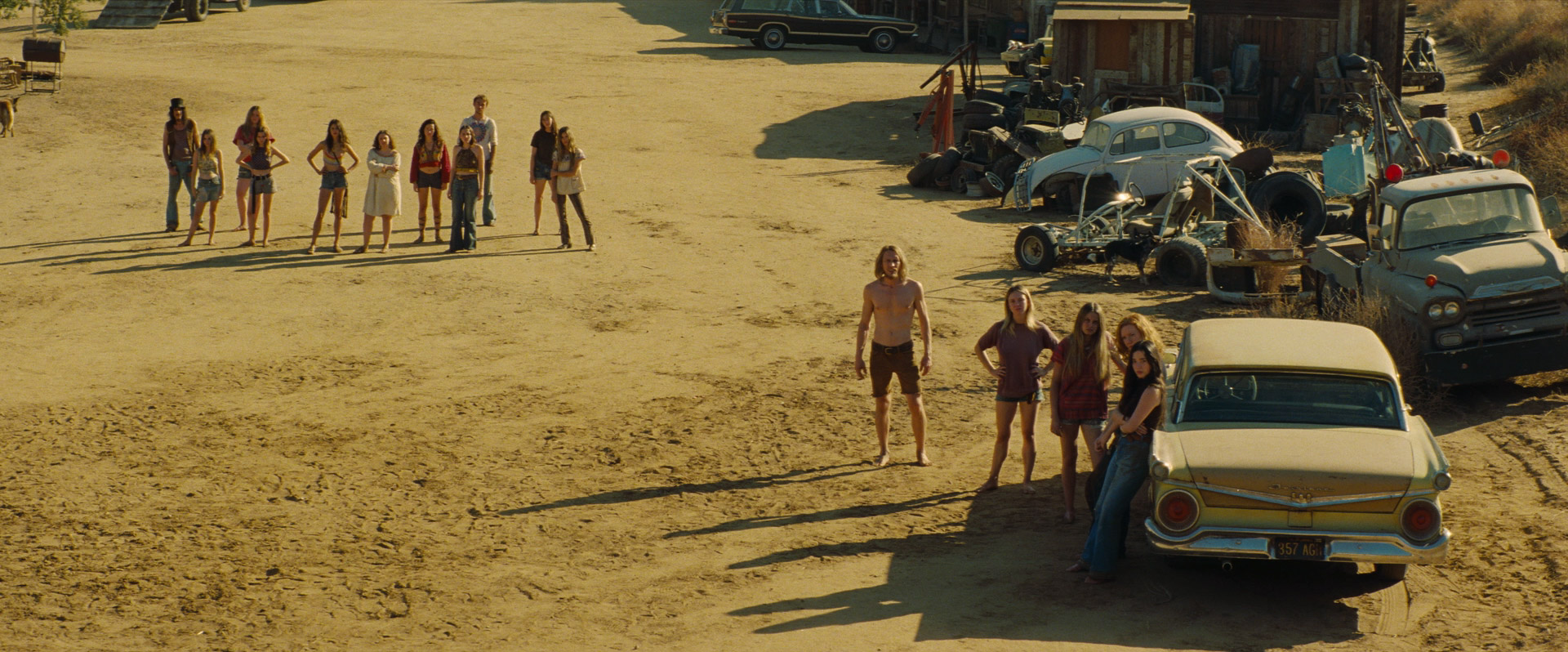crowd shot in Once Upon a Time… in Hollywood