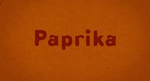 opening title in Paprika
