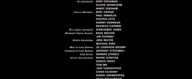 end credits in Skyfall