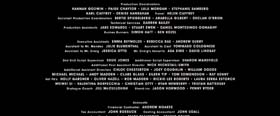 end credits in Skyfall