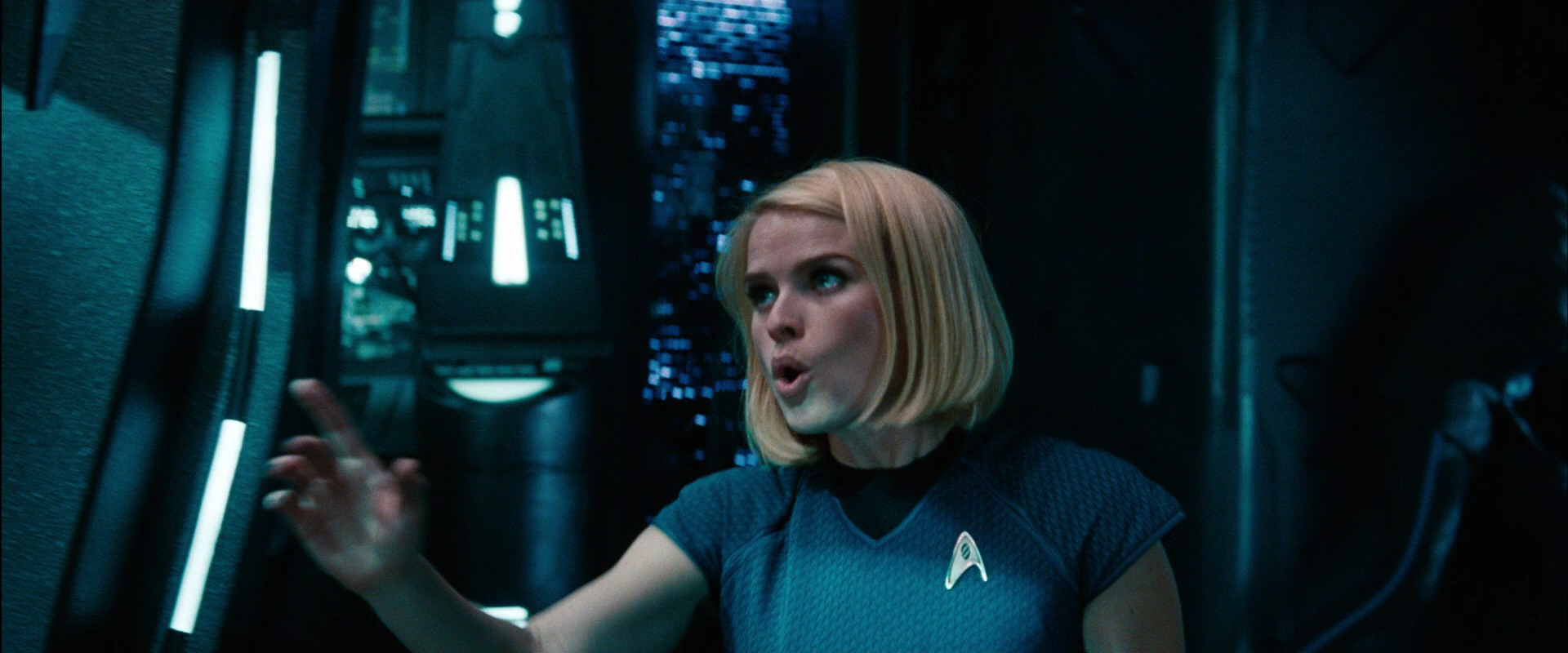 Alice Eve in Star Trek Into Darkness. 