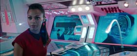 Zoe Saldana in Star Trek Into Darkness