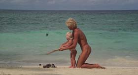 Christopher Atkins in The Blue Lagoon (1980) 