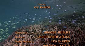 end credits in The Blue Lagoon