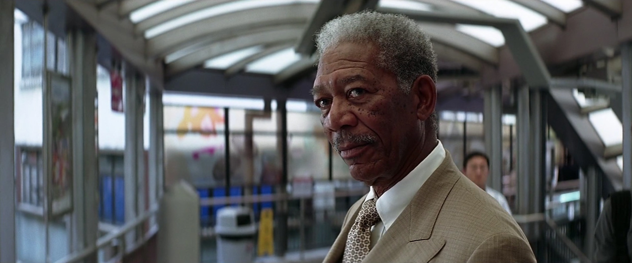 Morgan Freeman in The Dark Knight