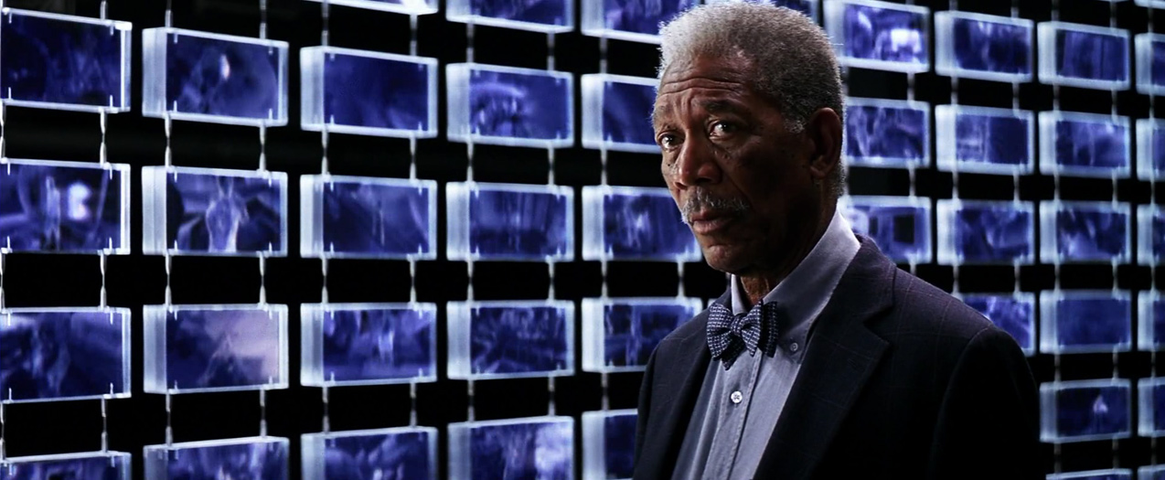 Morgan Freeman in The Dark Knight