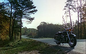 lens flare in The Girl on a Motorcycle