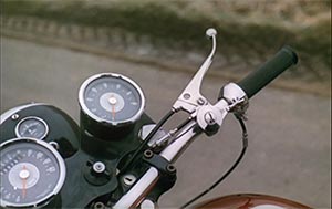 Alain Delon in The Girl on a Motorcycle (1968) 