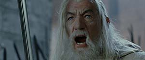 Gandalf in The Lord of the Rings: The Return of the King