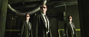 Hugo Weaving in The Matrix (1999) 