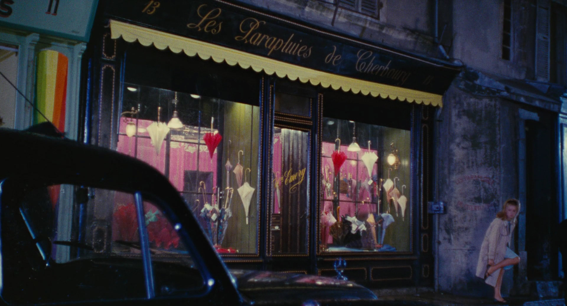 shopfront in The Umbrellas of Cherbourg
