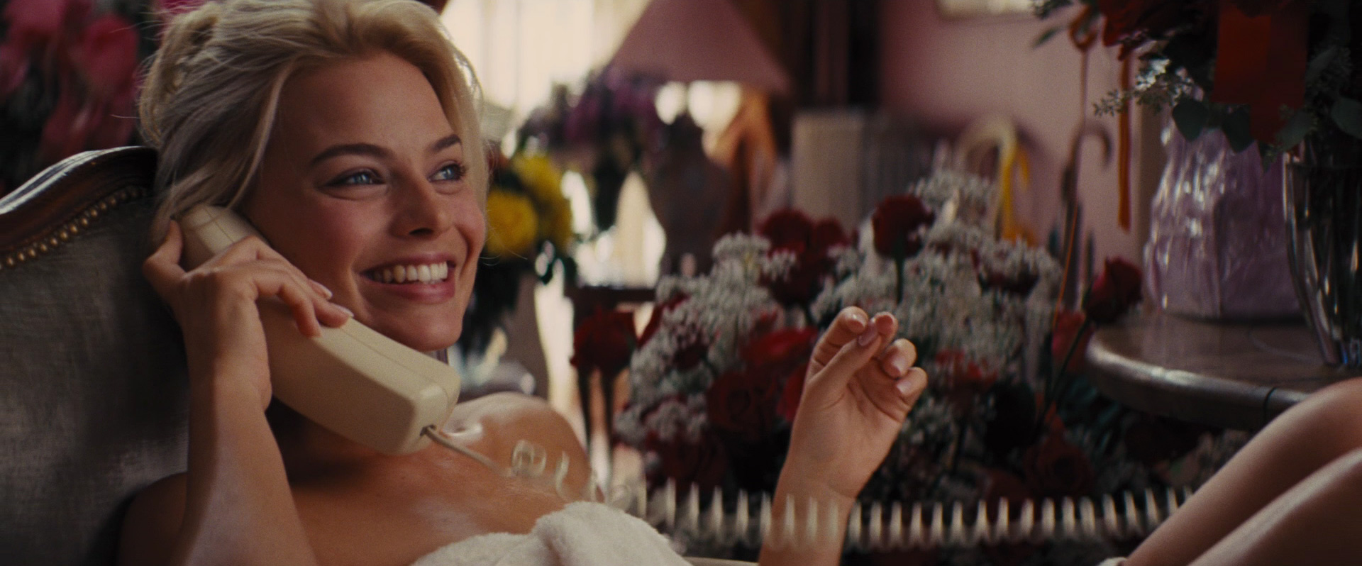 Margot Robbie, Naomi in The Wolf of Wall Street