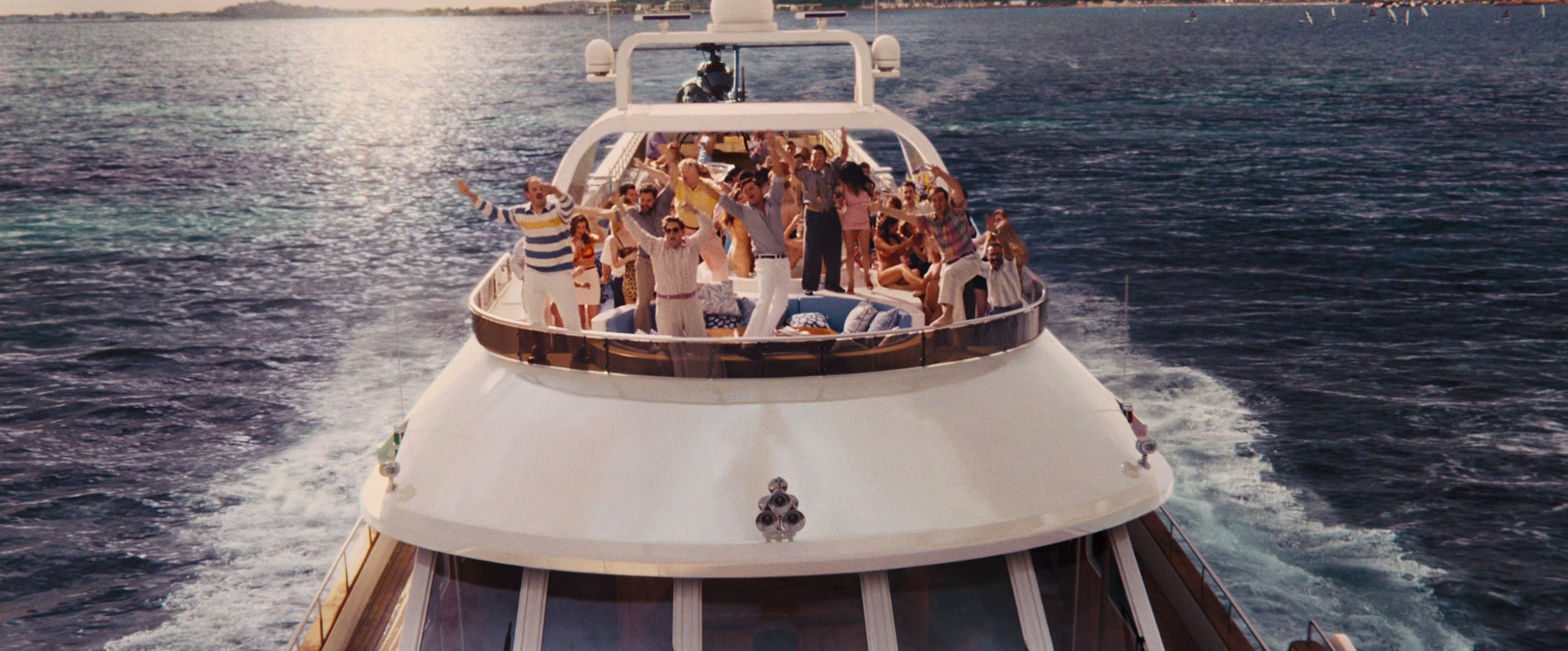 is the yacht scene from wolf of wall street real