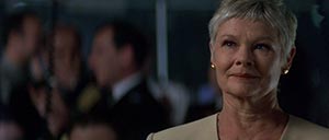 Judy Dench in Tomorrow Never Dies (1997) 
