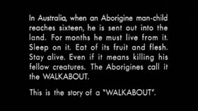 Walkabout Movie
